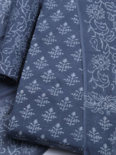 Printed Cotton Blend Unstitched Kurta With Pant & Dupatta